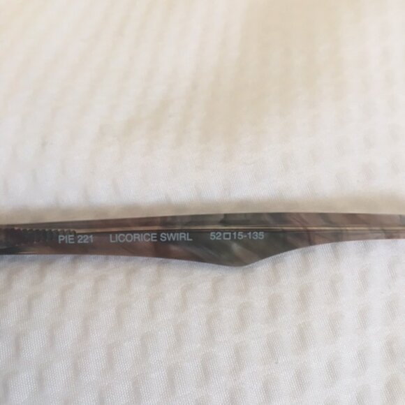 Frames - Lisa Loeb “Pie” Cat‑Eye Frames – Licorice Swirl, 52‑15‑135 - Picture 8 of 10